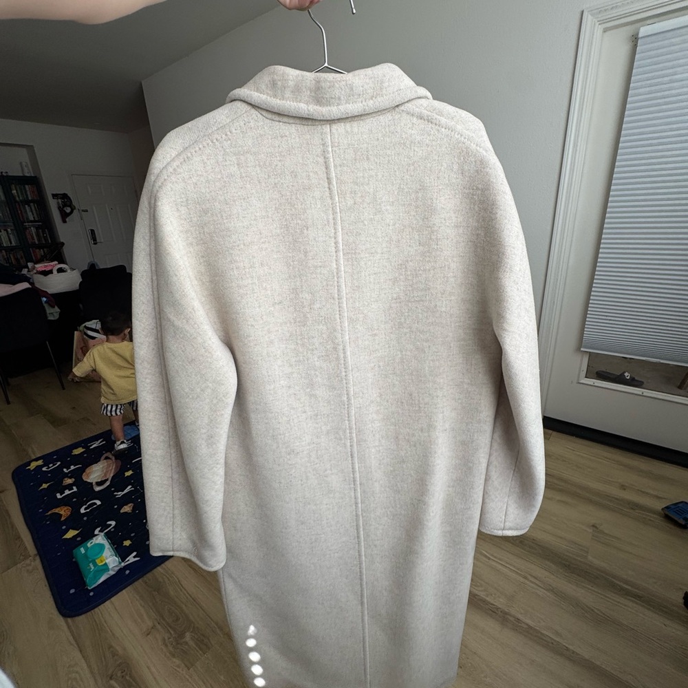 Babaton Cream Slouch Coat - Picture 3 of 5